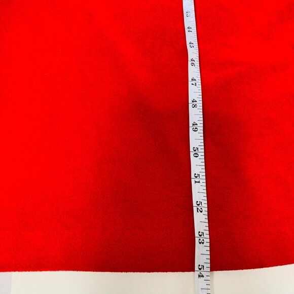 Vanity Fair Red Maxi Robe Size M Long Sleeve Tassel Zipper Cozy Loungewear USA - Picture 13 of 14